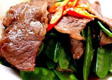 Beef with Snow Pea