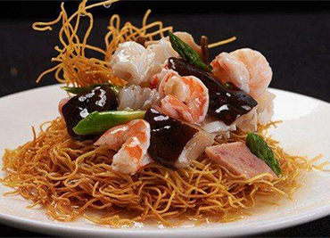 Seafood Pan Fried Noodle