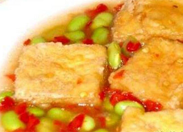 Fried Tofu Chili Sauce