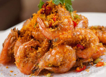 Shrimp with Salt Pepper
